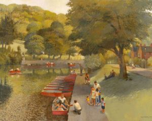 Boats On The Wansbeck, Morpeth